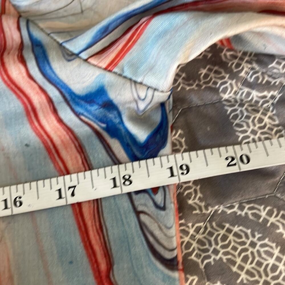 C.O.Z.Y Multicolored Pattern Long Sleeve Scoop Ne… - image 6